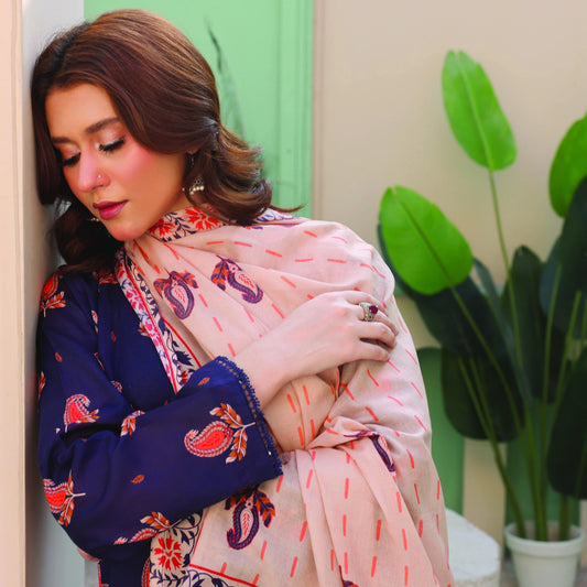 Printed Lawn 3PC-Stitched