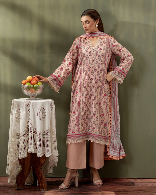 Premium Printed Lawn 3PC-ZR031