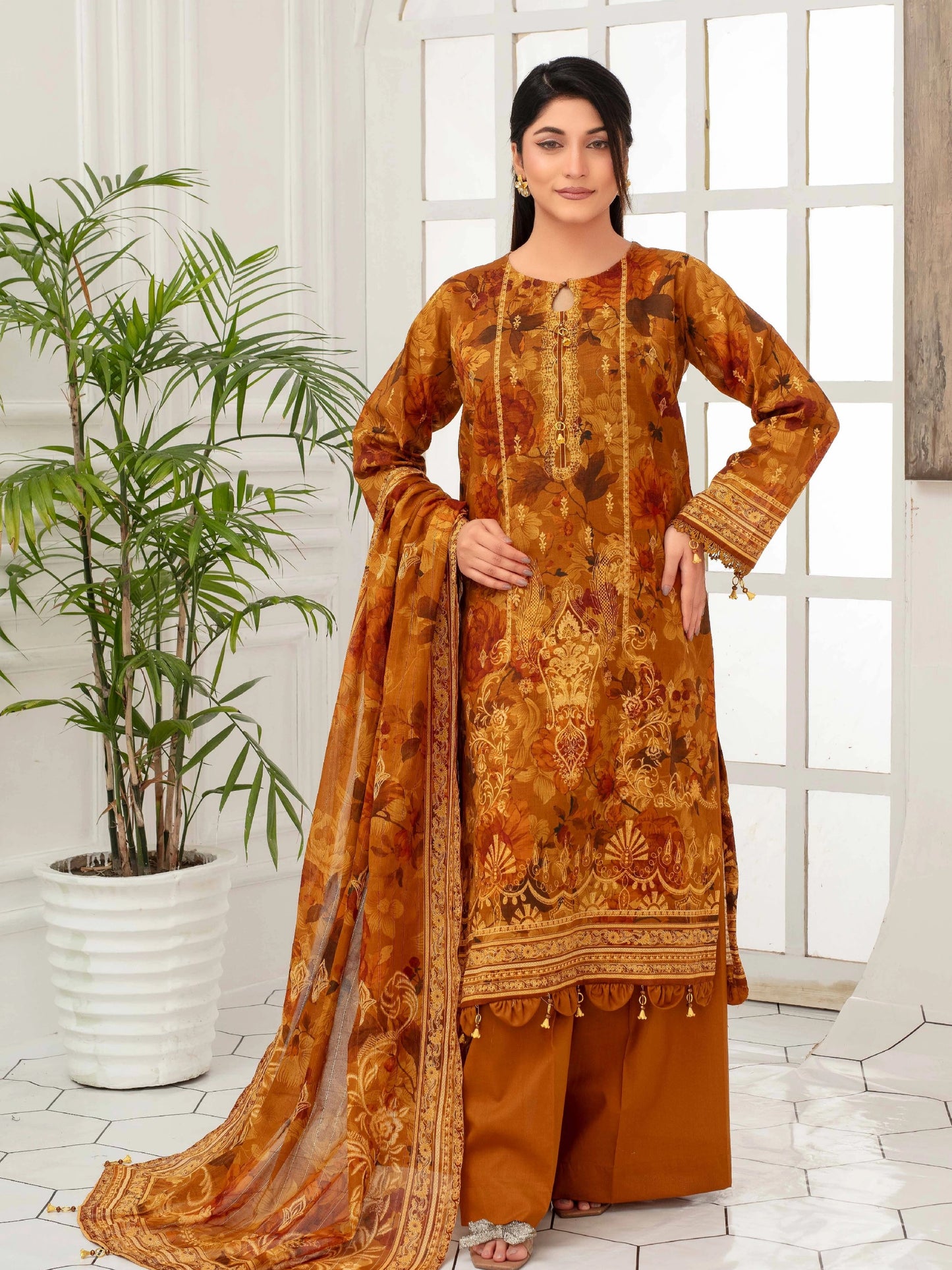 Digital Printed Lawn 3PC-ZR165