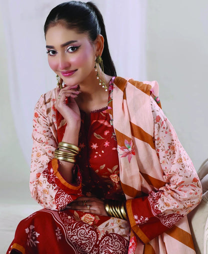 Digital Printed Lawn 3PC-ZR178