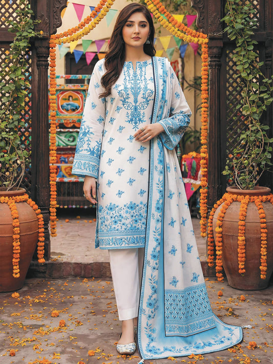 Printed Lawn 3PC-ZR044