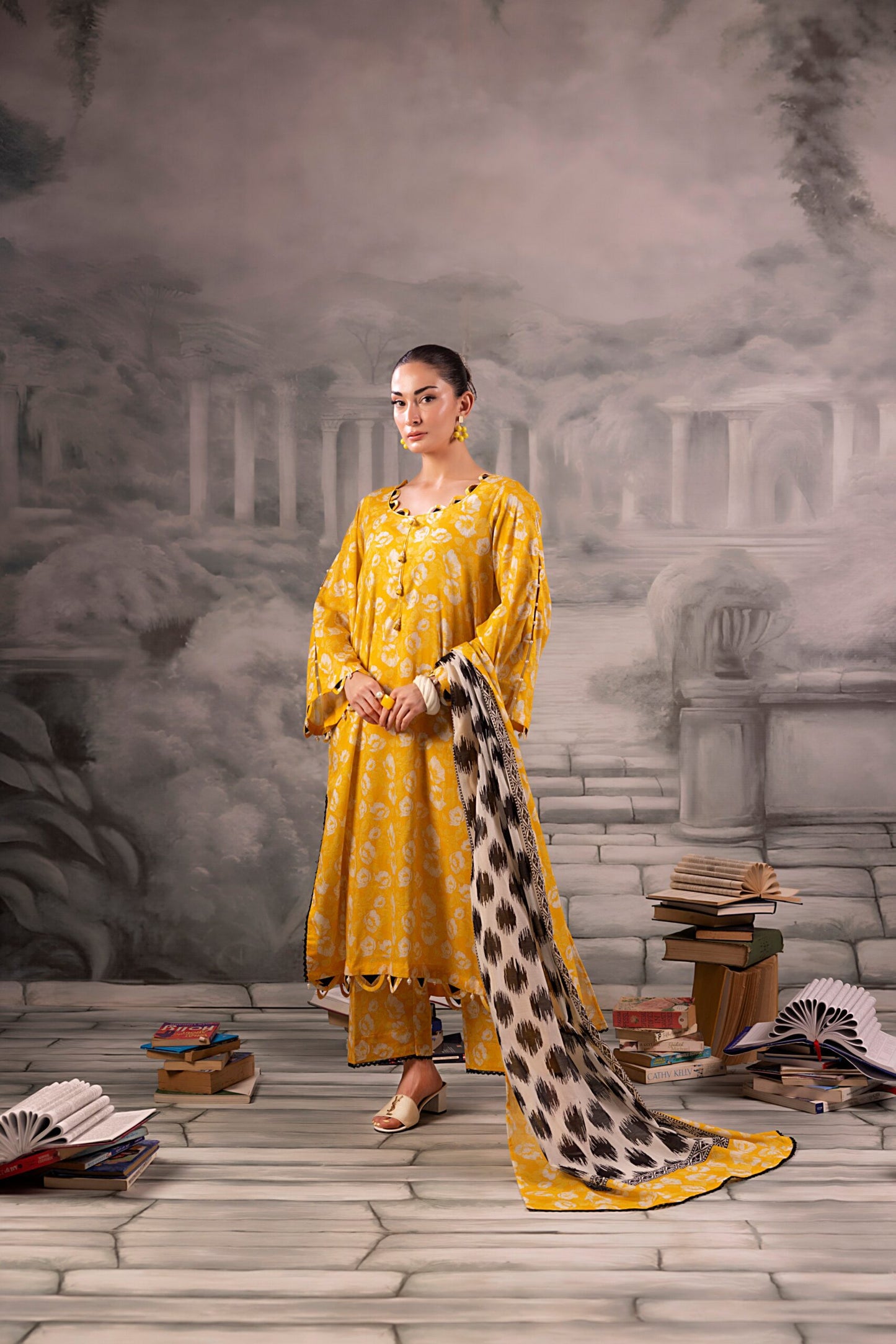 Digital Printed Lawn 3PC-ZR010