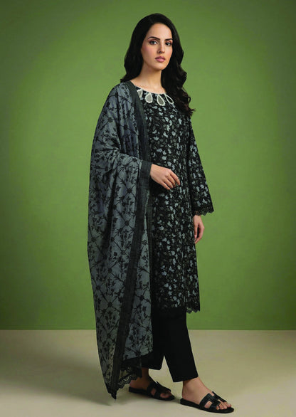 Digital Printed Lawn 3 PC Suit-ZR130