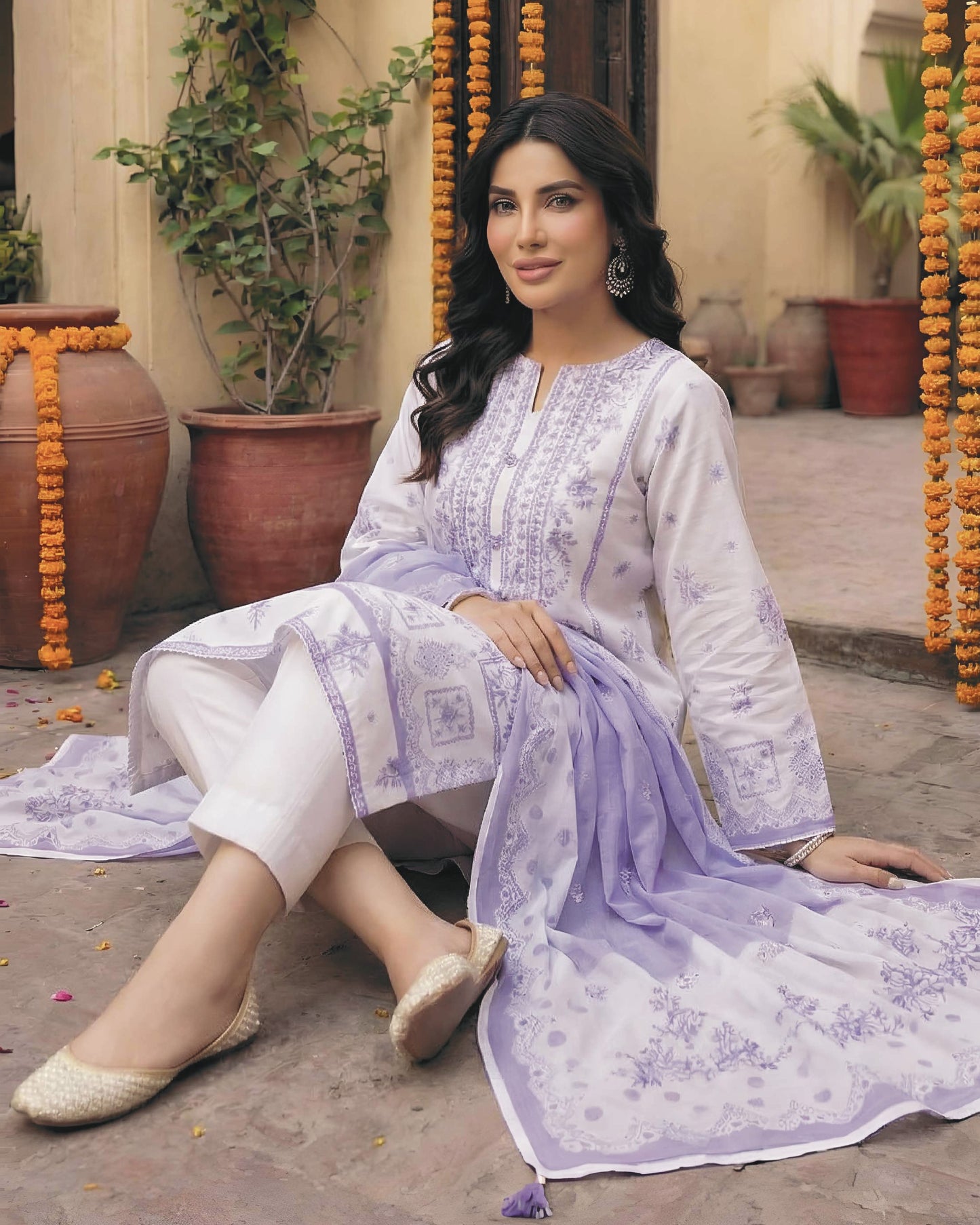 Printed Lawn 3PC-ZR043