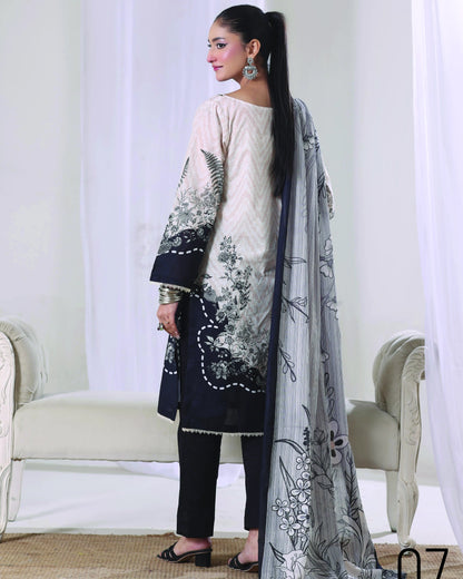 Digital Printed Lawn 3PC-ZR180