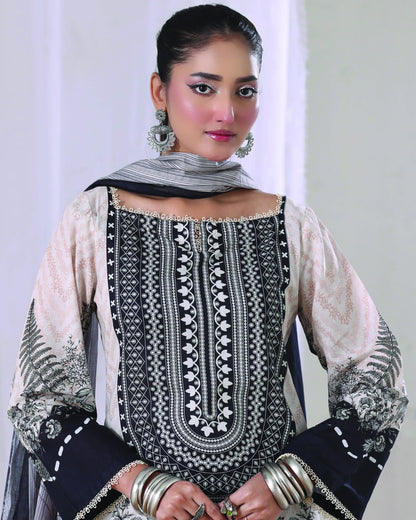 Digital Printed Lawn 3PC-ZR180