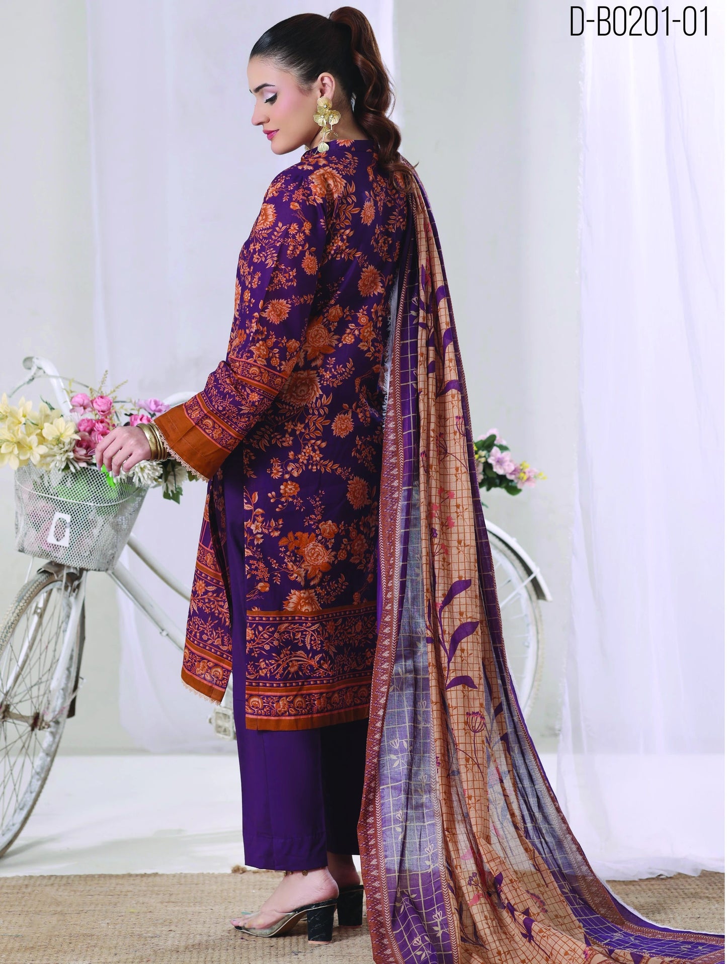 Digital Printed Lawn 3PC-ZR176