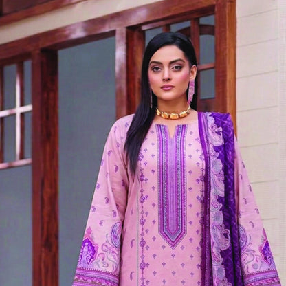 Digital Printed Lawn 3PC Suit-ZR191