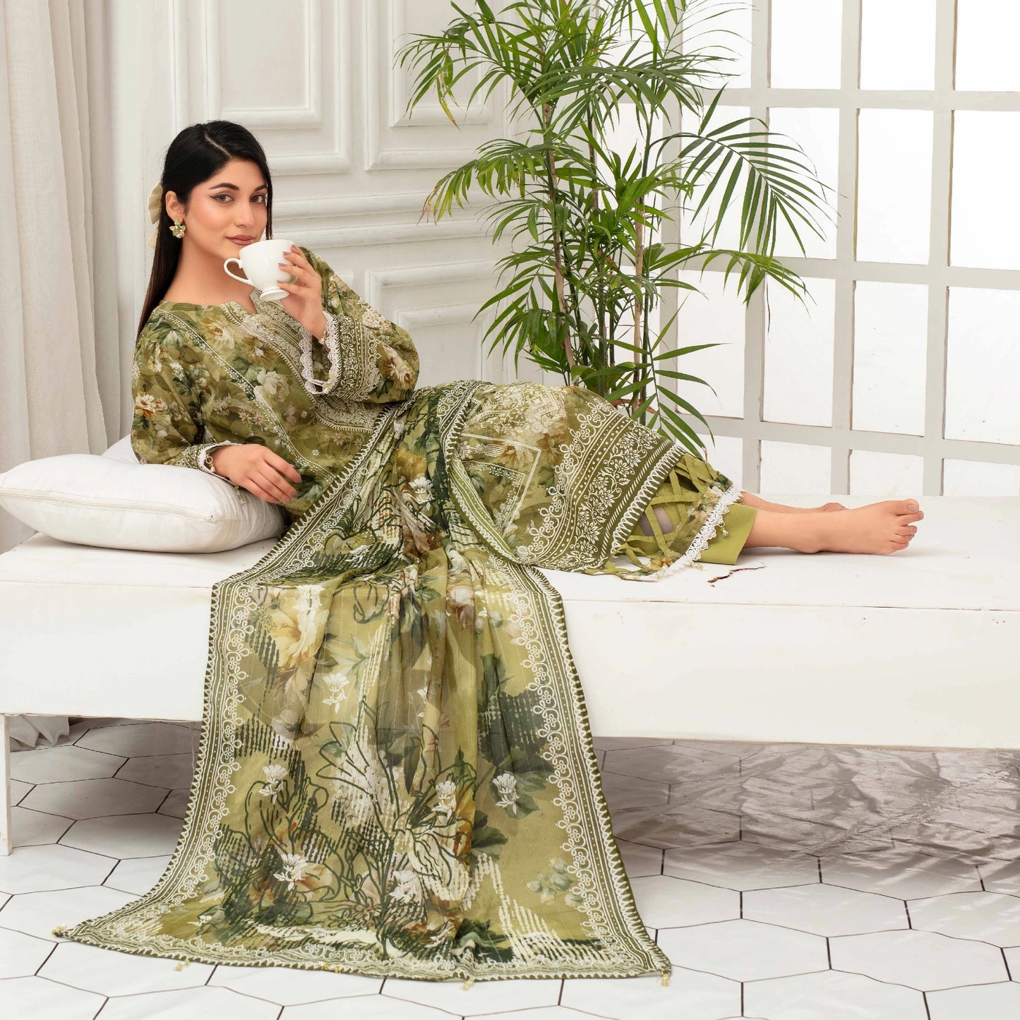 Digital Printed Lawn 3PC-ZR167