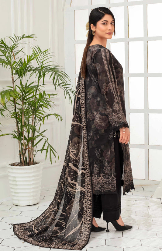 Digital Printed Lawn 3PC-ZR173