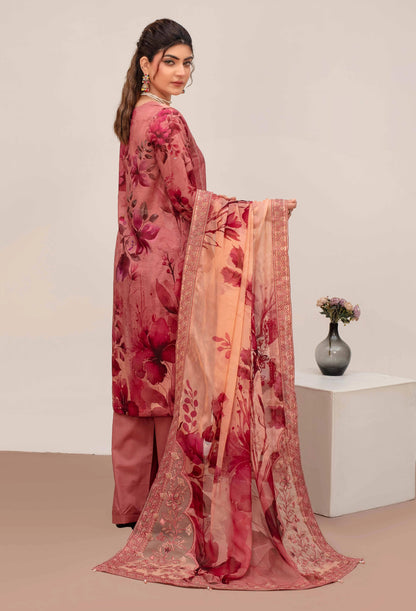 Embroidered Lawn 3PC Suit-ZR140