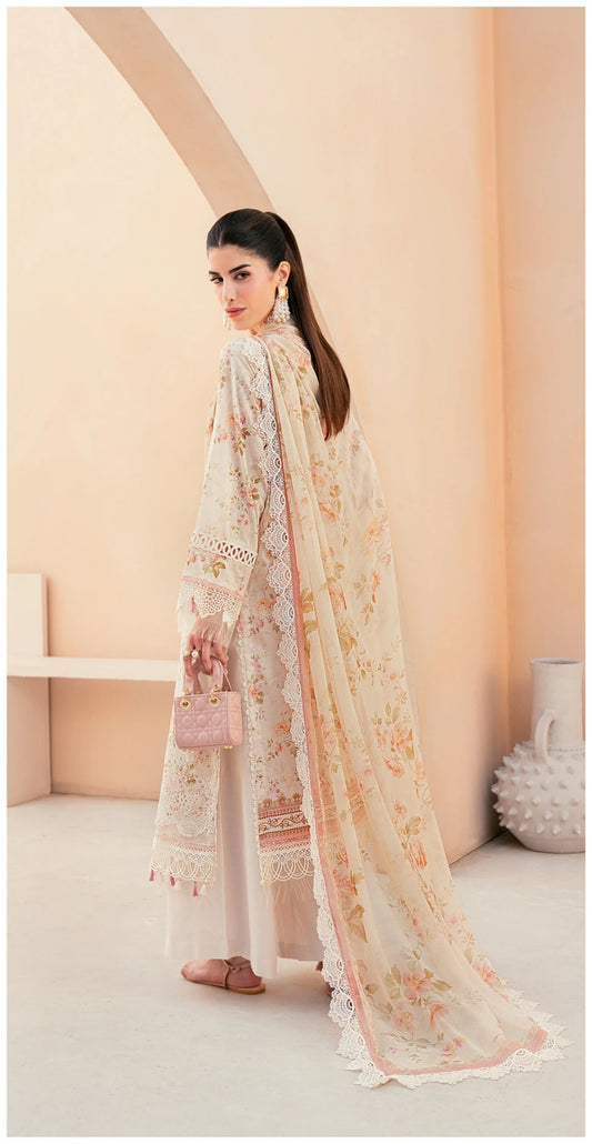 Embroidered Lawn 3 PC-ZR156
