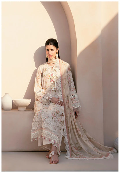 Embroidered Lawn 3 PC-ZR156
