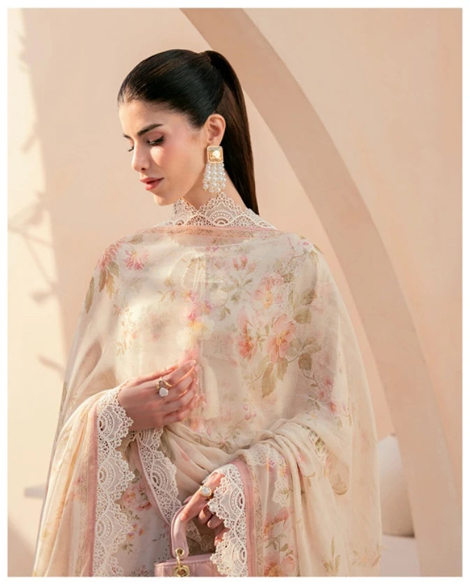 Embroidered Lawn 3 PC-ZR156