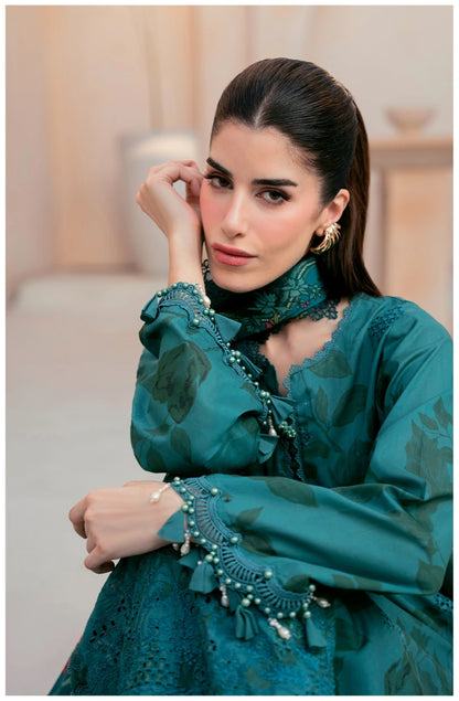 Embroidered Lawn 3 PC-ZR157