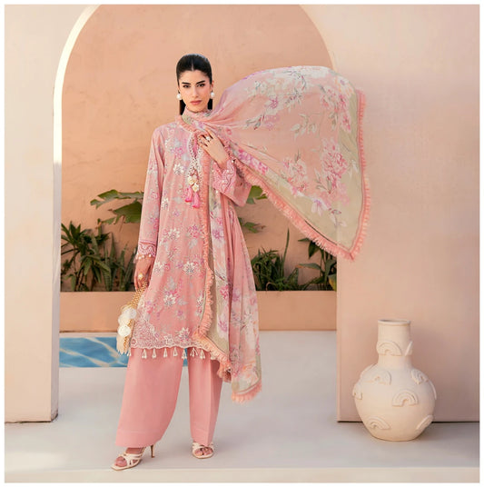 Embroidered Lawn 3 PC-ZR158