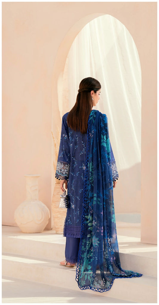 Embroidered Lawn 3 PC-ZR160