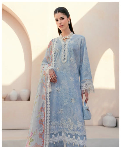 Embroidered Lawn 3 PC-ZR161
