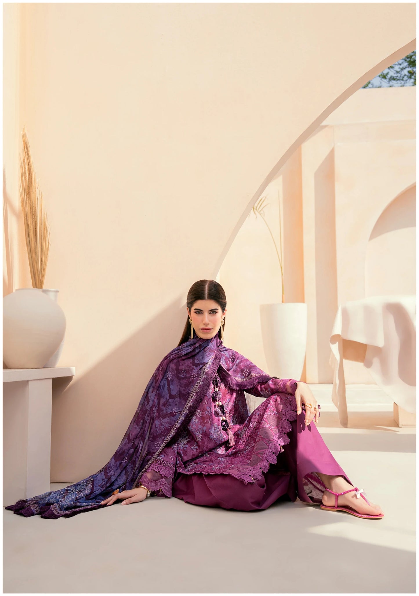 Embroidered Lawn 3 PC-ZR162