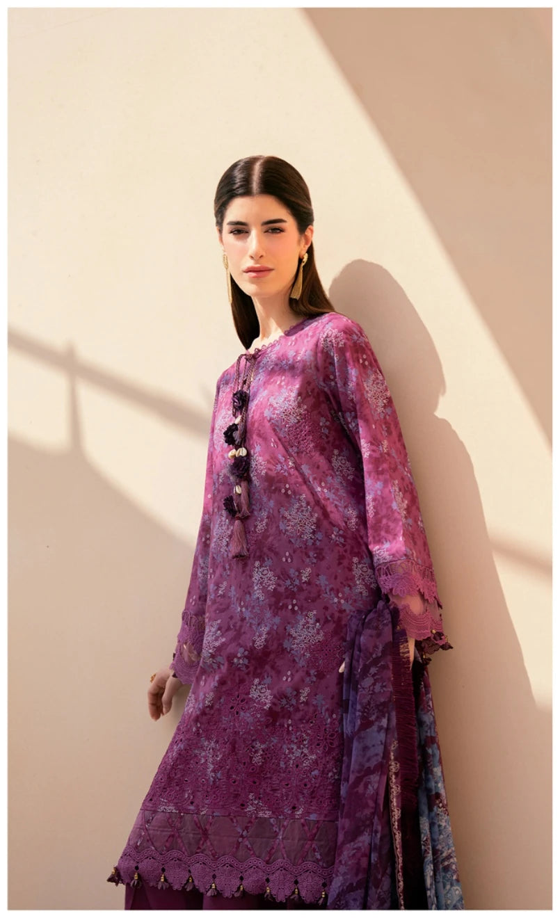 Embroidered Lawn 3 PC-ZR162