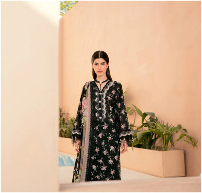 Embroidered Lawn 3 PC-ZR164