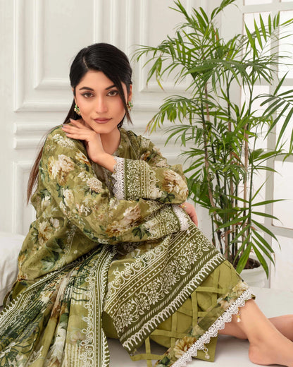 Digital Printed Lawn 3PC-ZR167