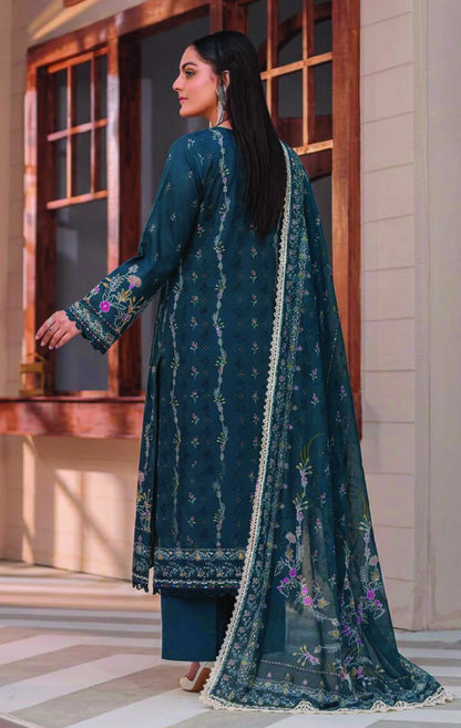 Digital Printed Lawn 3PC Suit-ZR187