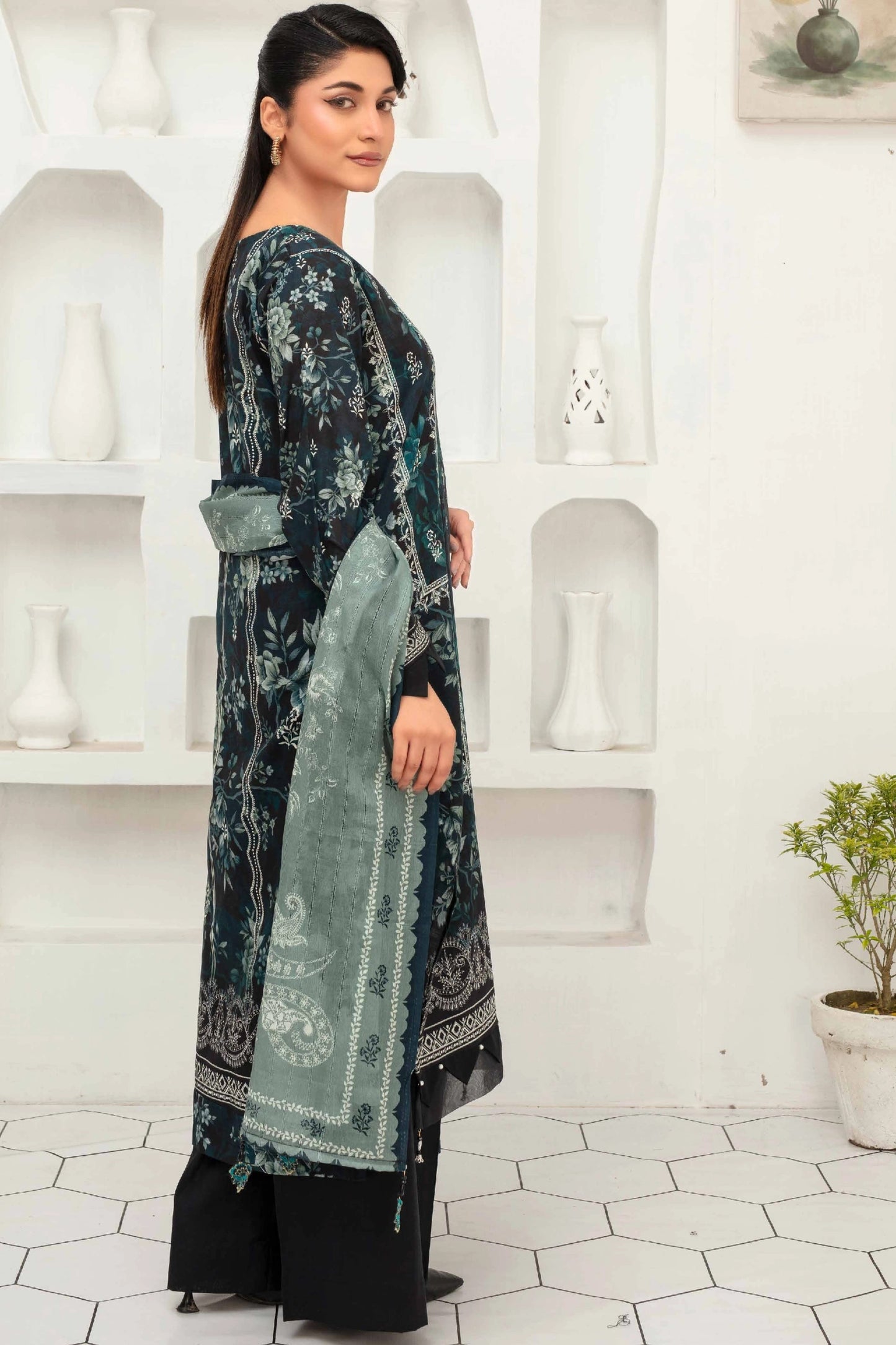 Digital Printed Lawn 3PC-ZR175