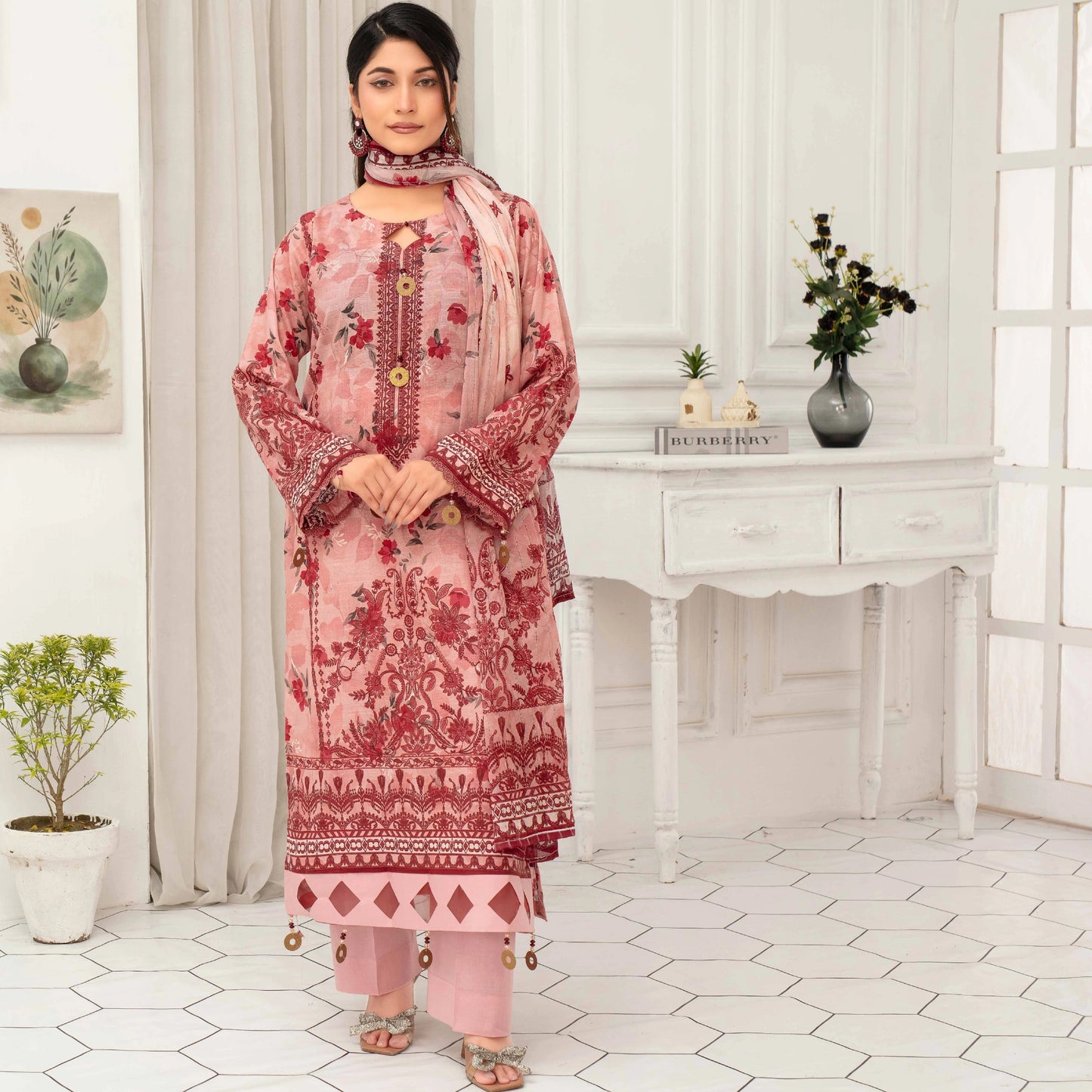 Digital Printed Lawn 3PC-ZR169