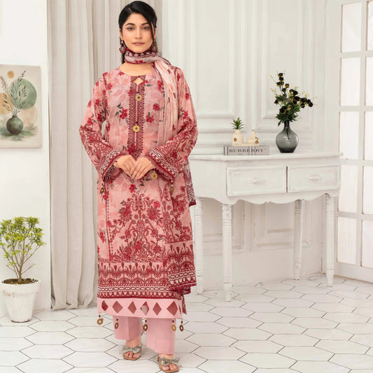 Digital Printed Lawn 3PC-ZR169