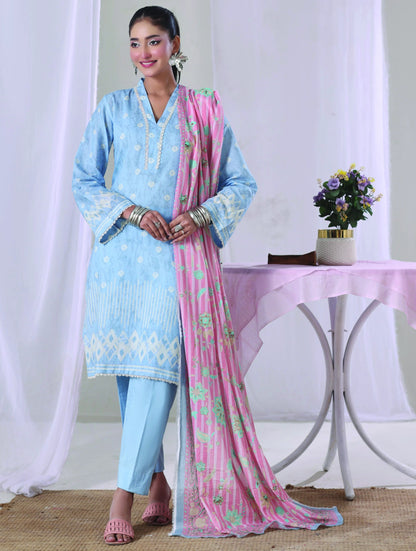 Digital Printed Lawn 3PC-ZR181