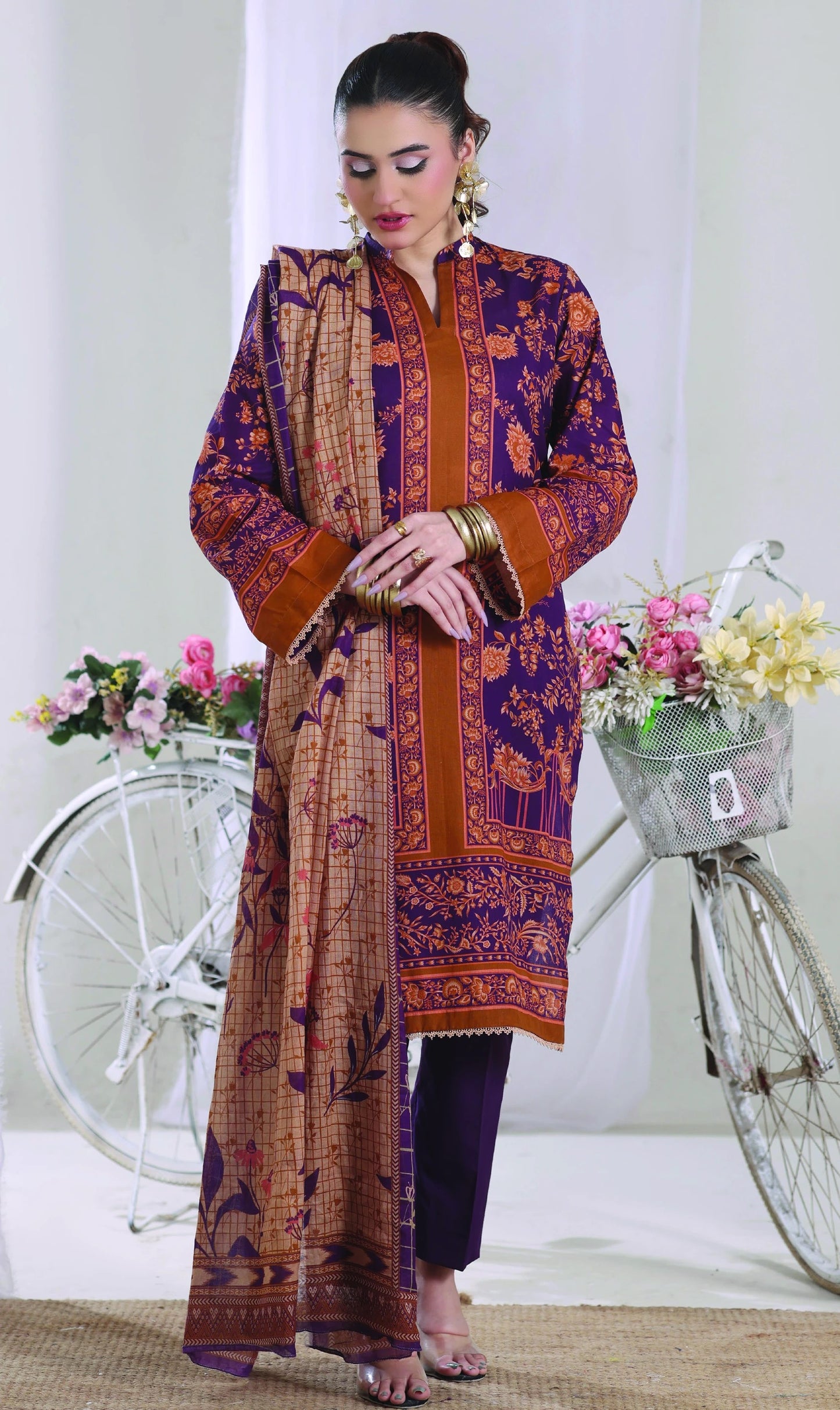 Digital Printed Lawn 3PC-ZR176