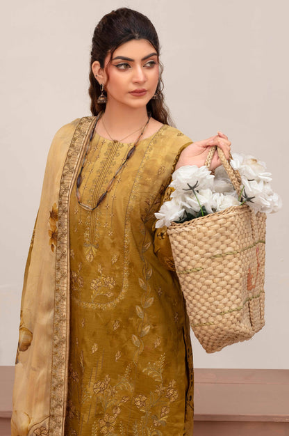 Embroidered Lawn 3PC Suit-ZR142