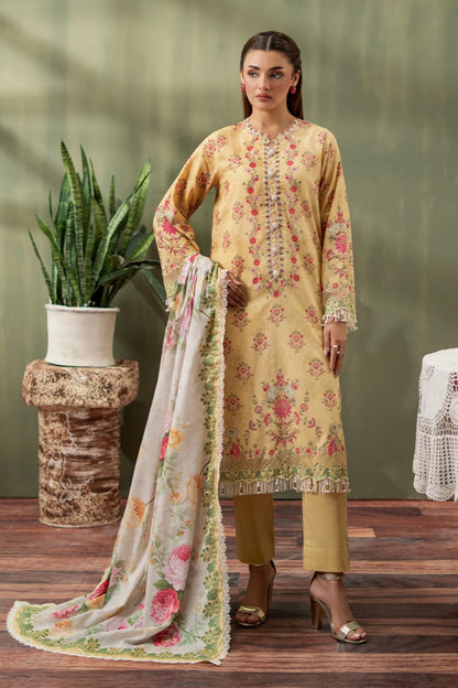 Premium Printed Lawn 3PC-ZR029