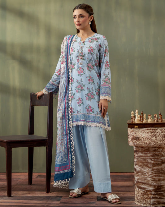 Premium Printed Lawn 3PC-ZR026