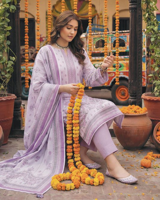 Printed Lawn 3PC-ZR052