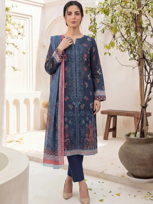 Printed Lawn 3PC-ZR035