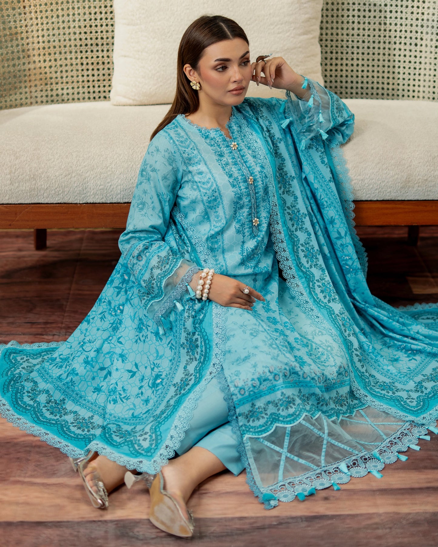 Premium Printed Lawn 3PC-ZR025