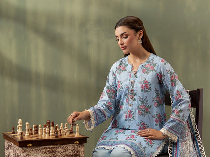 Premium Printed Lawn 3PC-ZR026