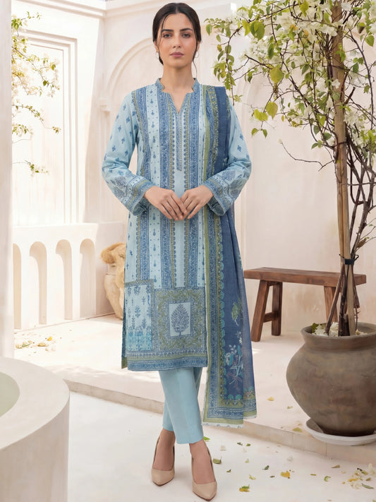 Printed Lawn 3PC-ZR042