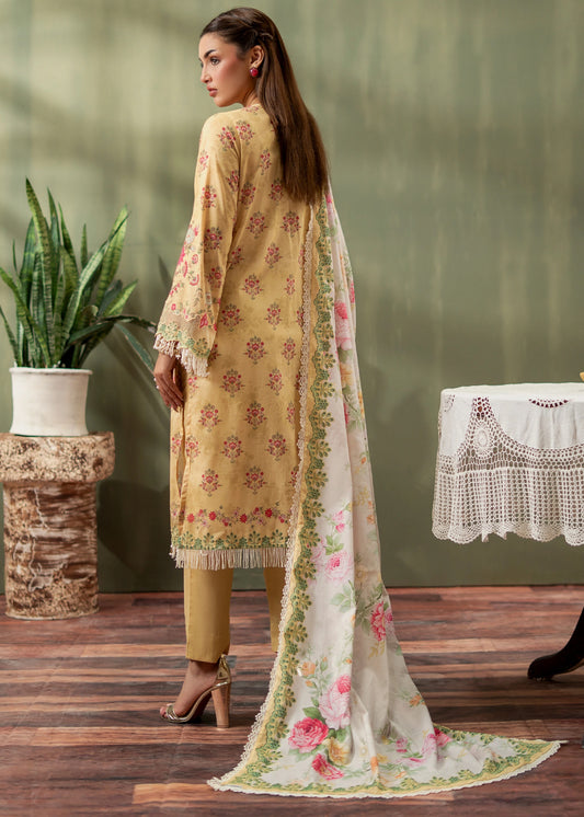Premium Printed Lawn 3PC-ZR029