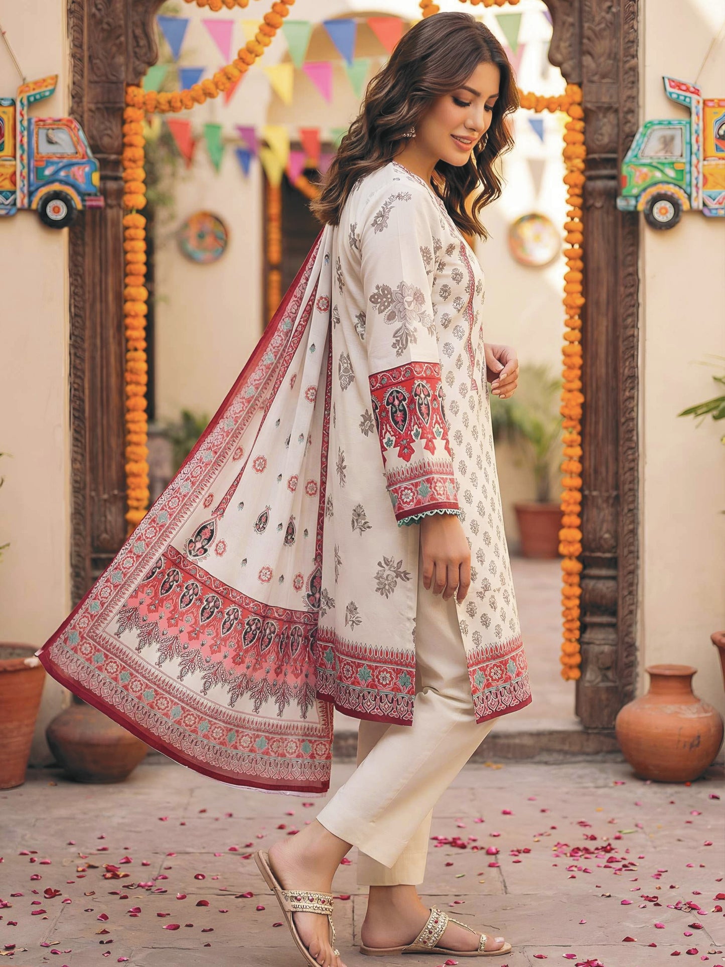 Printed Lawn 3PC-ZR049