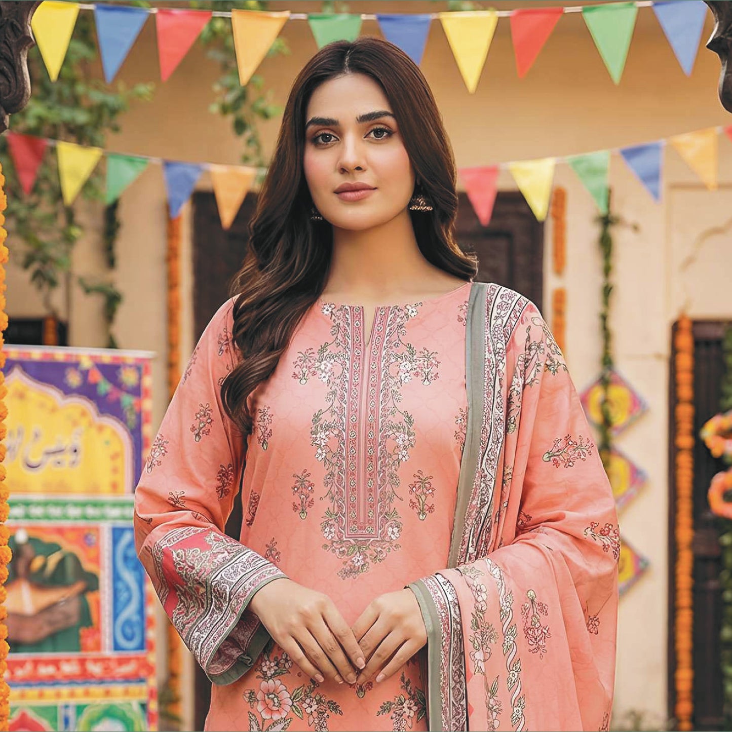 Printed Lawn 3PC-ZR051