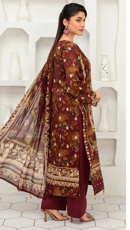 Digital Printed Lawn 3PC-ZR168