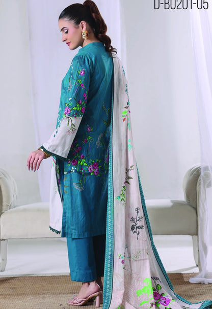 Digital Printed Lawn 3PC-ZR177