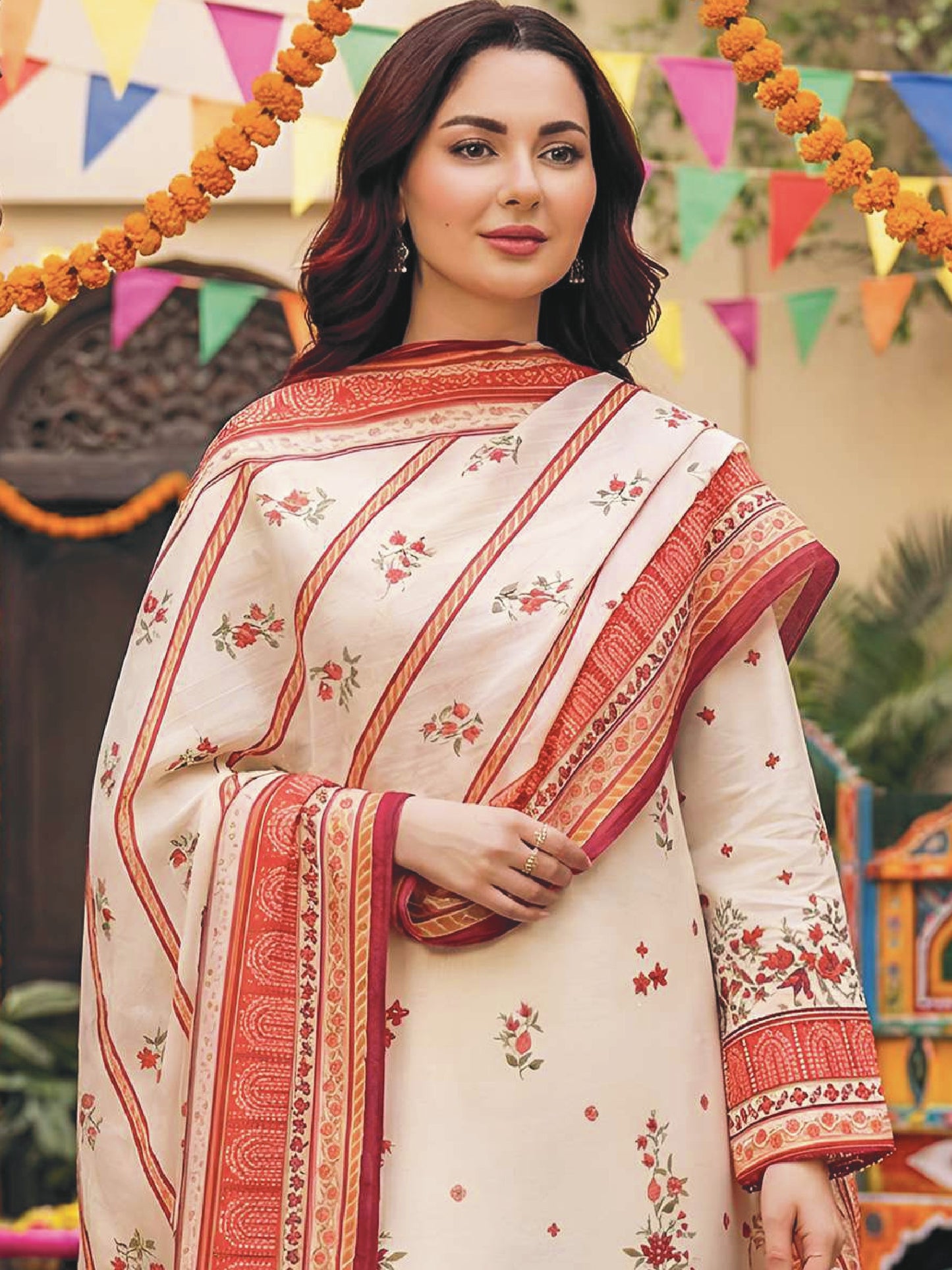 Printed Lawn 3PC-ZR047