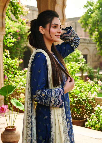 Digital Printed 3PC Lawn Suit-ZR115