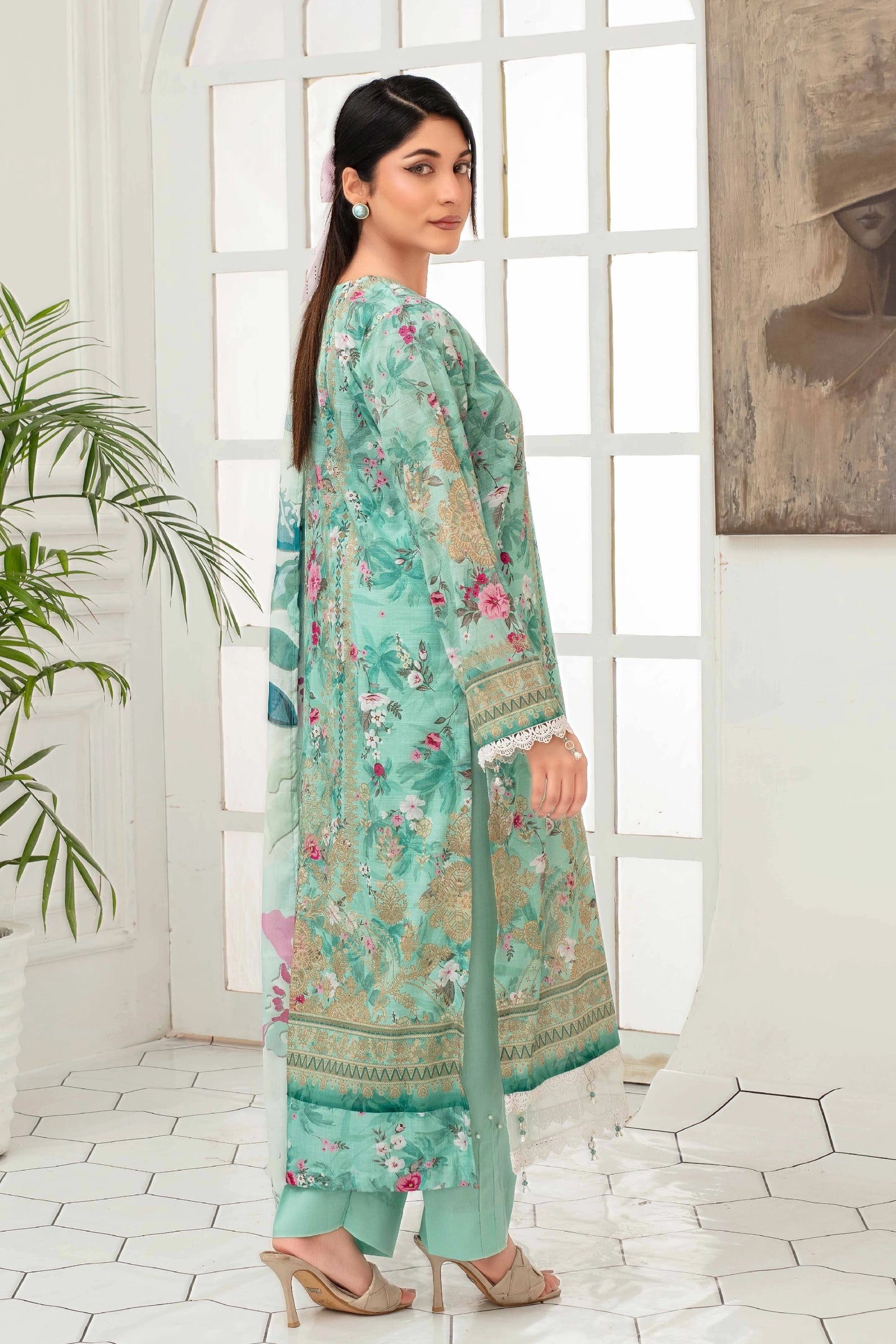 Digital Printed Lawn 3PC-ZR172