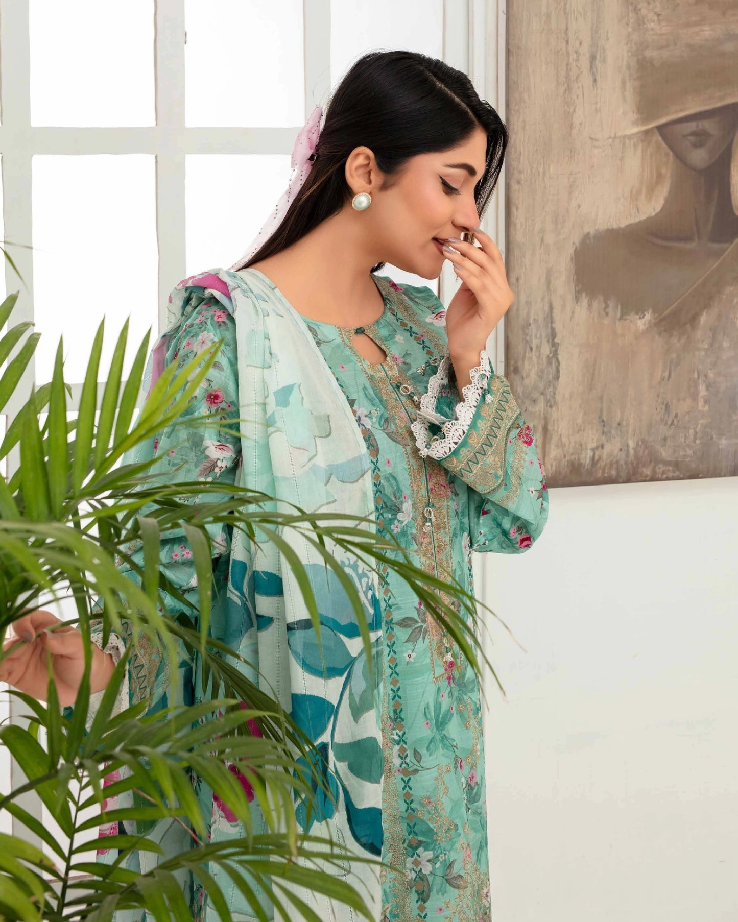 Digital Printed Lawn 3PC-ZR172