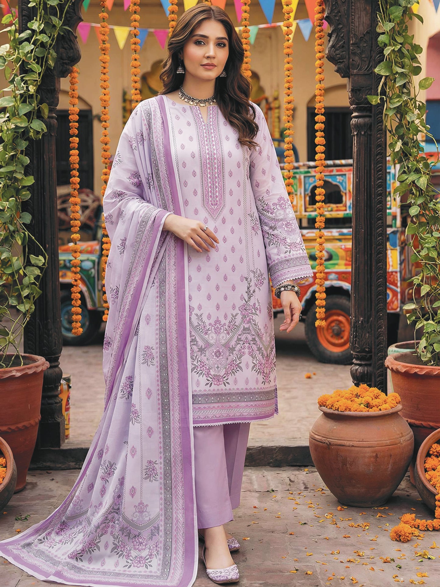 Printed Lawn 3PC-ZR052